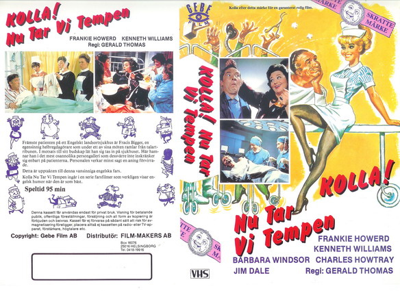 KOLLA NU TAR VI TEMPEN (VHS) dinvideokassett